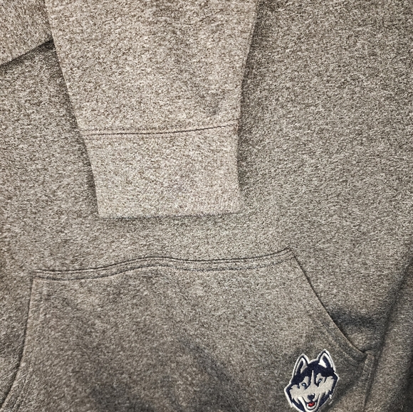 UConn Gray Hoodie Sweater - Picture 6 of 11